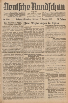 Deutsche Rundschau in Polen : früher Ostdeutsche Rundschau, Bromberger Tageblatt, Pommereller Tageblatt. Jg.61, Nr. 286 (15 Dezember 1937) + dod.