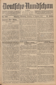 Deutsche Rundschau in Polen : früher Ostdeutsche Rundschau, Bromberger Tageblatt, Pommereller Tageblatt. Jg.61, Nr. 290 (19 Dezember 1937) + dod.