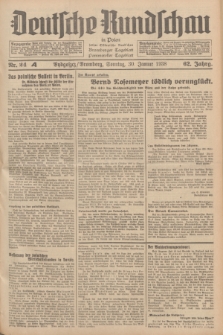 Deutsche Rundschau in Polen : früher Ostdeutsche Rundschau, Bromberger Tageblatt, Pommereller Tageblatt. Jg.62, Nr. 24A (30 Januar 1938) + dod.