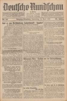 Deutsche Rundschau in Polen : früher Ostdeutsche Rundschau, Bromberger Tageblatt, Pommereller Tageblatt. Jg.62, Nr. 86 (14 April 1938) + dod.