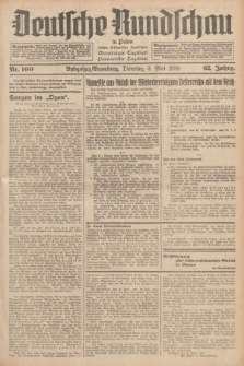 Deutsche Rundschau in Polen : früher Ostdeutsche Rundschau, Bromberger Tageblatt, Pommereller Tageblatt. Jg.62, Nr. 100 (3 Mai 1938) + dod.