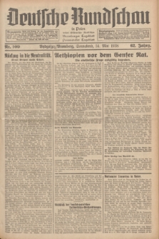 Deutsche Rundschau in Polen : früher Ostdeutsche Rundschau, Bromberger Tageblatt, Pommereller Tageblatt. Jg.62, Nr. 109 (14 Mai 1938) + dod.
