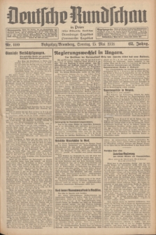 Deutsche Rundschau in Polen : früher Ostdeutsche Rundschau, Bromberger Tageblatt, Pommereller Tageblatt. Jg.62, Nr. 110 (15 Mai 1938) + dod.