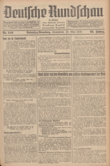 Deutsche Rundschau in Polen : früher Ostdeutsche Rundschau, Bromberger Tageblatt, Pommereller Tageblatt. Jg.62, Nr. 120 (28 Mai 1938) + dod.