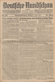 Deutsche Rundschau in Polen : früher Ostdeutsche Rundschau, Bromberger Tageblatt, Pommereller Tageblatt. Jg.62, Nr. 123 (1 Juni 1938) + dod.
