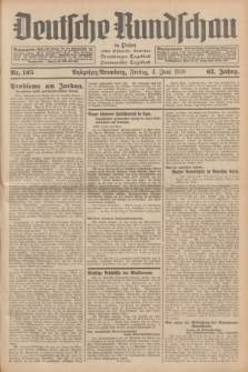 Deutsche Rundschau in Polen : früher Ostdeutsche Rundschau, Bromberger Tageblatt, Pommereller Tageblatt. Jg.62, Nr. 125 (3 Juni 1938) + dod.