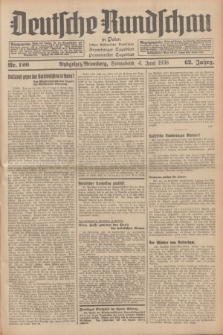 Deutsche Rundschau in Polen : früher Ostdeutsche Rundschau, Bromberger Tageblatt, Pommereller Tageblatt. Jg.62, Nr. 126 (4 Juni 1938) + dod.