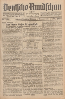 Deutsche Rundschau in Polen : früher Ostdeutsche Rundschau, Bromberger Tageblatt, Pommereller Tageblatt. Jg.62, Nr. 255 (8 November 1938) + dod.