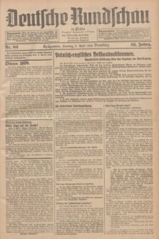 Deutsche Rundschau in Polen = Przegląd Niemiecki w Polsce : früher Ostdeutsche Rundschau, Bromberger Tageblatt, Pommereller Tageblatt. Jg.63, Nr. 82 (9 April 1939) + dod.