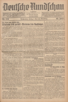 Deutsche Rundschau in Polen = Przegląd Niemiecki w Polsce : früher Ostdeutsche Rundschau, Bromberger Tageblatt, Pommereller Tageblatt. Jg.63, Nr. 102 (5 Mai 1939) + dod.