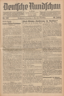 Deutsche Rundschau in Polen = Przegląd Niemiecki w Polsce : früher Ostdeutsche Rundschau, Bromberger Tageblatt, Pommereller Tageblatt. Jg.63, Nr. 107 (11 Mai 1939) + dod.