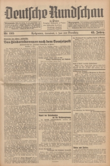 Deutsche Rundschau in Polen = Przegląd Niemiecki w Polsce : früher Ostdeutsche Rundschau, Bromberger Tageblatt, Pommereller Tageblatt. Jg.63, Nr. 125 (3 Juni 1939) + dod.