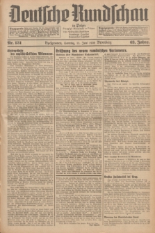 Deutsche Rundschau in Polen = Przegląd Niemiecki w Polsce : früher Ostdeutsche Rundschau, Bromberger Tageblatt, Pommereller Tageblatt. Jg.63, Nr. 131 (11 Juni 1939) + dod.