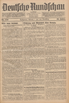Deutsche Rundschau in Polen = Przegląd Niemiecki w Polsce : früher Ostdeutsche Rundschau, Bromberger Tageblatt, Pommereller Tageblatt. Jg.63, Nr. 150 (5 Juli 1939) + dod.