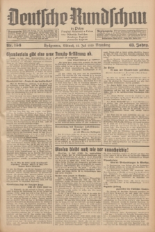 Deutsche Rundschau in Polen = Przegląd Niemiecki w Polsce : früher Ostdeutsche Rundschau, Bromberger Tageblatt, Pommereller Tageblatt. Jg.63, Nr. 156 (12 Juli 1939) + dod.
