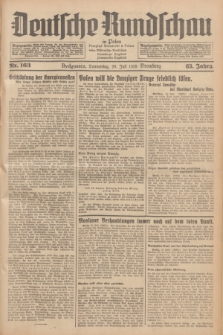 Deutsche Rundschau in Polen = Przegląd Niemiecki w Polsce : früher Ostdeutsche Rundschau, Bromberger Tageblatt, Pommereller Tageblatt. Jg.63, Nr. 163 (20 Juli 1939) + dod.