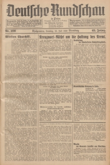 Deutsche Rundschau in Polen = Przegląd Niemiecki w Polsce : früher Ostdeutsche Rundschau, Bromberger Tageblatt, Pommereller Tageblatt. Jg.63, Nr. 166 (23 Juli 1939) + dod.