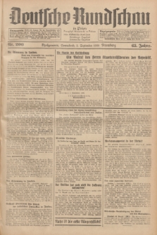 Deutsche Rundschau in Polen = Przegląd Niemiecki w Polsce : früher Ostdeutsche Rundschau, Bromberger Tageblatt, Pommereller Tageblatt. Jg.63, Nr. 200 (2 September 1939) + dod.