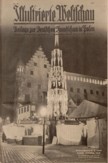 Illustrierte Weltschau : Beilage zur Deutschen Rundschau in Polen. 1937, Nr. 51 ([19 Dezember])