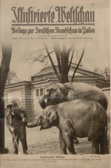 Illustrierte Weltschau : Beilage zur Deutschen Rundschau in Polen = Przegląd Niemiecki w Polsce. 1939, Nr. 29 ([16 Juli])