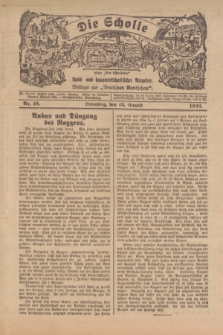 Die Scholle : früher „Der Ostmärker” : land- und hauswirtschaftlicher Ratgeber : Beilage zur „Deutschen Rundschau”. 1923, Nr. 16 (12 August)