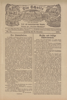 Die Scholle : früher „Der Ostmärker” : land- und hauswirtschaftlicher Ratgeber : Beilage zur „Deutschen Rundschau”. 1923, Nr. 23 (18 November)