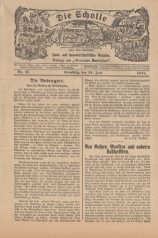 Die Scholle : früher „Der Ostmärker” : land- und hauswirtschaftlicher Ratgeber : Beilage zur „Deutschen Rundschau”. 1924, Nr. 13 (29 Juni)