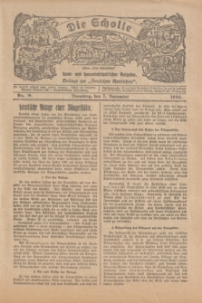 Die Scholle : früher „Der Ostmärker” : land- und hauswirtschaftlicher Ratgeber : Beilage zur „Deutschen Rundschau”. 1924, Nr. 18 (7 September)