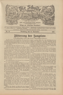 Die Scholle : früher „Der Ostmärker” : land- und hauswirtschaftlicher Ratgeber : Beilage zur „Deutschen Rundschau”. 1931, Nr. 20 (20 September)