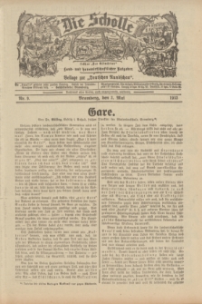 Die Scholle : früher „Der Ostmärker” : land- und hauswirtschaftlicher Ratgeber : Beilage zur „Deutschen Rundschau”. 1933, Nr. 9 (3 Mai)
