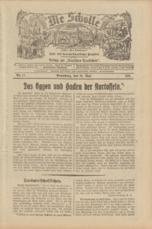 Die Scholle : früher „Der Ostmärker” : land- und hauswirtschaftlicher Ratgeber : Beilage zur „Deutschen Rundschau”. 1933, Nr. 11 (28 Mai)