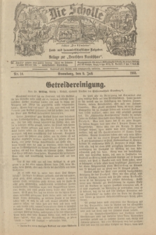 Die Scholle : früher „Der Ostmärker” : land- und hauswirtschaftlicher Ratgeber : Beilage zur „Deutschen Rundschau”. 1933, Nr. 14 (9 Juli)