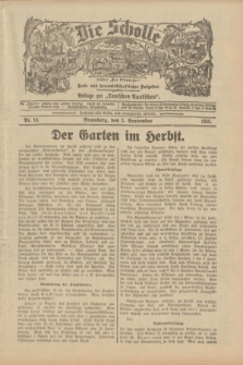 Die Scholle : früher „Der Ostmärker” : land- und hauswirtschaftlicher Ratgeber : Beilage zur „Deutschen Rundschau”. 1933, Nr. 18 (3 September)