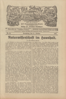 Die Scholle : früher „Der Ostmärker” : land- und hauswirtschaftlicher Ratgeber : Beilage zur „Deutschen Rundschau”. 1933, Nr. 22 (21 Oktober)