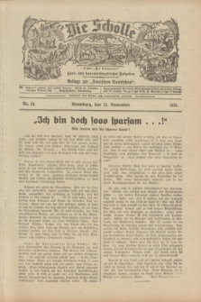 Die Scholle : früher „Der Ostmärker” : land- und hauswirtschaftlicher Ratgeber : Beilage zur „Deutschen Rundschau”. 1933, Nr. 24 (12 November)