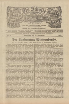 Die Scholle : früher „Der Ostmärker” : land- und hauswirtschaftlicher Ratgeber : Beilage zur „Deutschen Rundschau”. 1933, Nr. 25 (19 November)