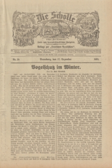 Die Scholle : früher „Der Ostmärker” : land- und hauswirtschaftlicher Ratgeber : Beilage zur „Deutschen Rundschau”. 1933, Nr. 29 (17 Dezember)