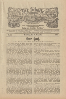 Die Scholle : früher „Der Ostmärker” : land- und hauswirtschaftlicher Ratgeber : Beilage zur „Deutschen Rundschau”. 1933, Nr. 30 (24 Dezember)