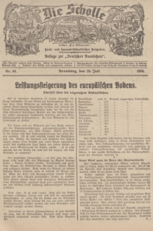 Die Scholle : früher „Der Ostmärker” : land- und hauswirtschaftlicher Ratgeber : Beilage zur „Deutschen Rundschau”. 1934, Nr. 30 (29 Juli)
