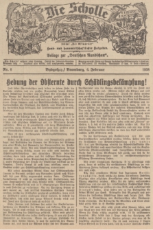 Die Scholle : früher „Der Ostmärker” : land- und hauswirtschaftlicher Ratgeber : Beilage zur „Deutschen Rundschau”. 1938, Nr. 6 (6 Februar)