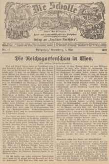 Die Scholle : früher „Der Ostmärker” : land- und hauswirtschaftlicher Ratgeber : Beilage zur „Deutschen Rundschau”. 1938, Nr. 17 (1 Mai)
