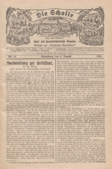 Die Scholle : früher „Der Ostmärker” : land- und hauswirtschaftlicher Ratgeber : Beilage zur „Deutschen Rundschau”. 1926, Nr. 16 (8 August)