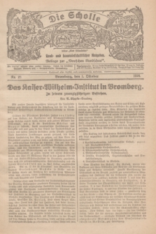 Die Scholle : früher „Der Ostmärker” : land- und hauswirtschaftlicher Ratgeber : Beilage zur „Deutschen Rundschau”. 1926, Nr. 20 (1 Oktober)