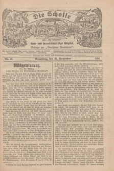 Die Scholle : früher „Der Ostmärker” : land- und hauswirtschaftlicher Ratgeber : Beilage zur „Deutschen Rundschau”. 1926, Nr. 24 (28 November)