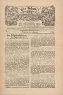 Die Scholle : früher „Der Ostmärker” : land- und hauswirtschaftlicher Ratgeber : Beilage zur „Deutschen Rundschau”. 1928, Nr. 3 (4 Februar)