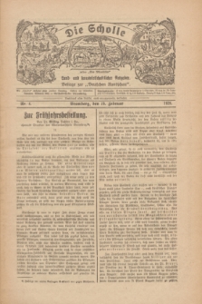 Die Scholle : früher „Der Ostmärker” : land- und hauswirtschaftlicher Ratgeber : Beilage zur „Deutschen Rundschau”. 1928, Nr. 4 (19 Februar)