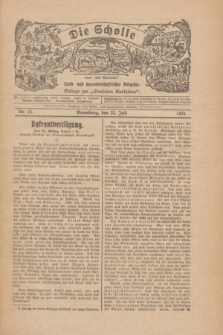 Die Scholle : früher „Der Ostmärker” : land- und hauswirtschaftlicher Ratgeber : Beilage zur „Deutschen Rundschau”. 1928, Nr. 15 (22 Juli)