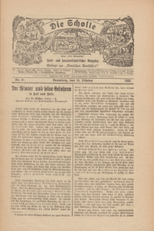 Die Scholle : früher „Der Ostmärker” : land- und hauswirtschaftlicher Ratgeber : Beilage zur „Deutschen Rundschau”. 1928, Nr. 22 (28 Oktober)