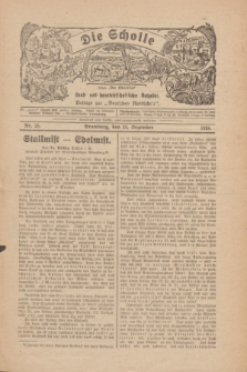 Die Scholle : früher „Der Ostmärker” : land- und hauswirtschaftlicher Ratgeber : Beilage zur „Deutschen Rundschau”. 1928, Nr. 26 (23 Dezember)