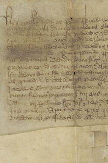 Dokument sądu ziemskiego sandomierskiego dotyczący rozgraniczenia dóbr należących do klasztoru Klarysek w Krakowie oraz dziedziców Minostowic